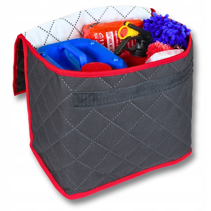 TORBA/ORGANIZER DO BAGAŻNIKA SAMOCHODU - CZERWONA LAMÓWKA