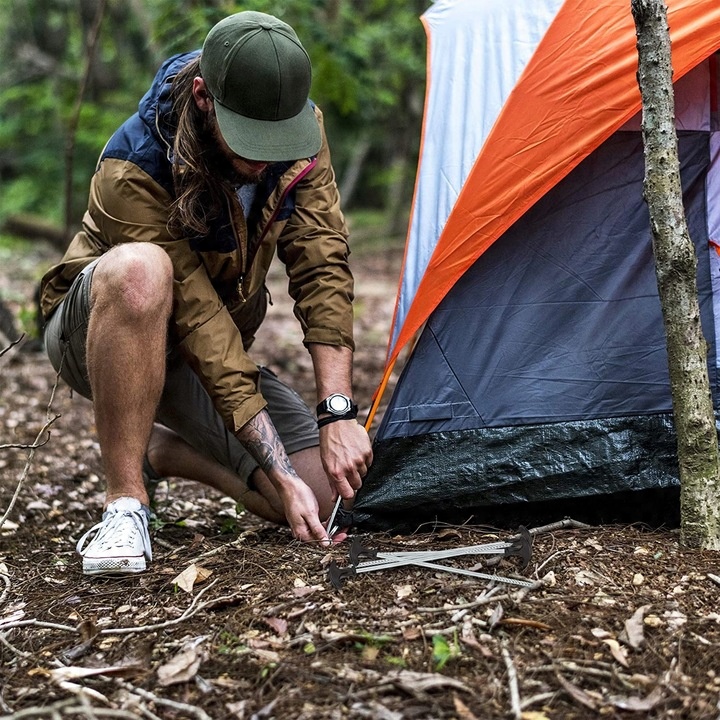 ŚLEDZIE NAMIOTOWE DO NAMIOTÓW MARKIZ I DEKORACJI KPL 12SZT ŻELAZNE I TRWAŁE