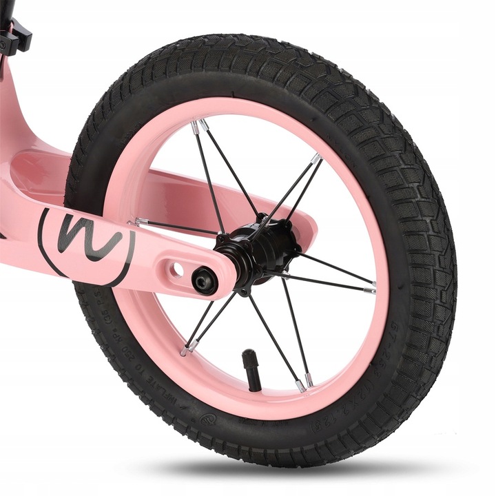 Rowerek Biegowy Lekki Dla Dziewczynki Magnezowy Świecące Koła 12" ABEC-9