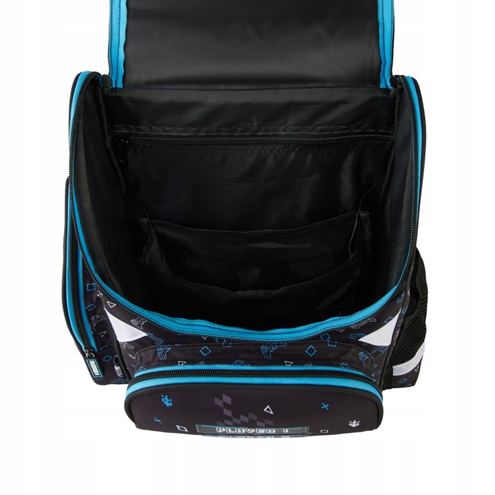 TORNISTER SZKOLNY ZESTAW 5-elem. dla chłopca GRACZA PADY GRY GAME PASO