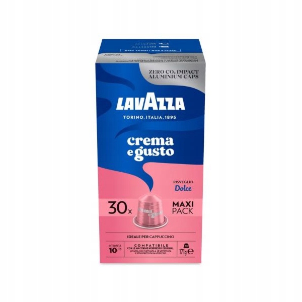 Lavazza Crema e Gusto Dolce 30 kapsułek do Nespresso