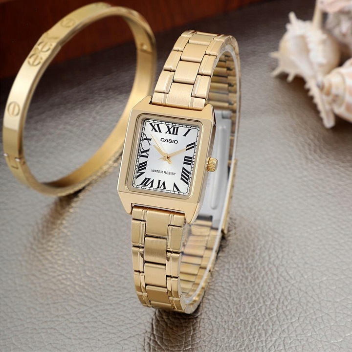 ZEGAREK DAMSKI CASIO LTP-V007G-9B + BOX +GRAWER