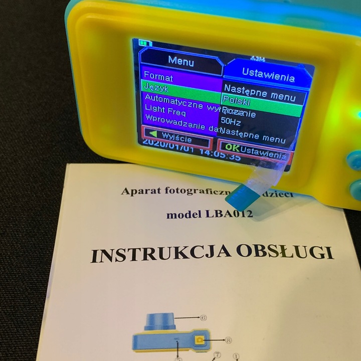 APARAT CYFROWY KAMERA DLA DZIECI HD 1080p + GRY