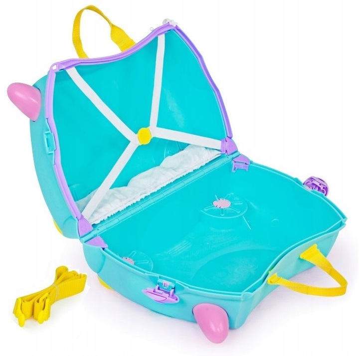 TRUNKI JEŻDŻĄCA WALIZECZKA JEŹDZIK 2w1 WALIZKA DLA DZIECKA