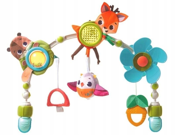 Łuk pałąk muzyczny z zabawkami do wózka Leśna Kraina TINY LOVE pozytywka 0+