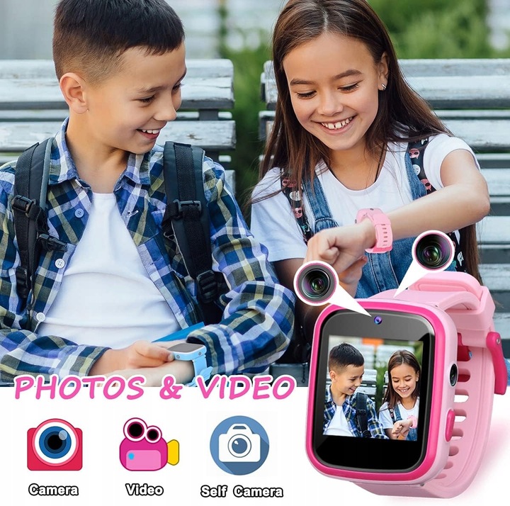Multi-functional Smartwatch for Girls 3-10 Years Old with Camera and Music