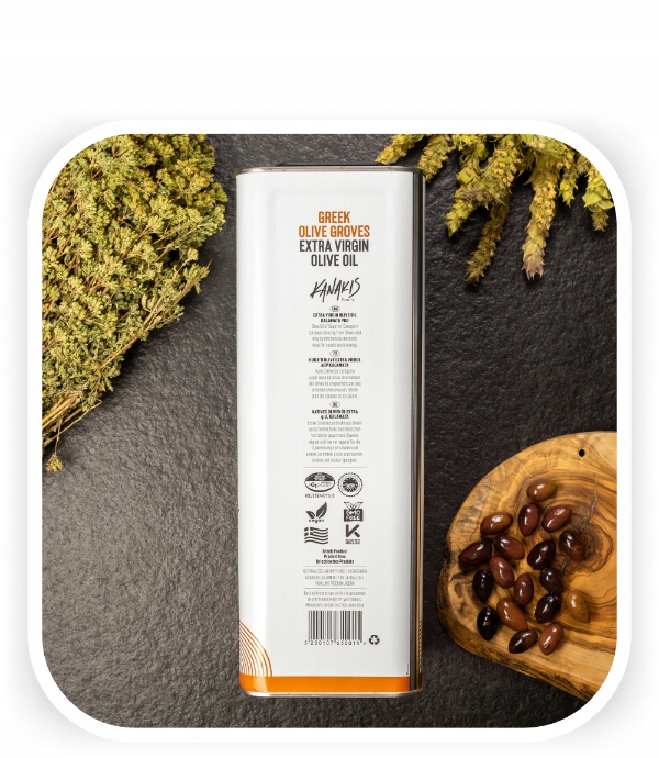 Oliwa z oliwek Extra Virgin Grecka Tradycyjna PDO 5l ŚWIEŻY ZBIÓR 2024/2025
