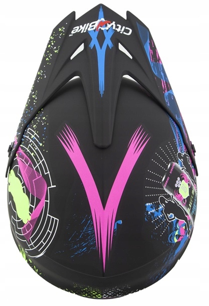 KASK CROSS GOGLE RĘKAWICE NA CROSS ENDURO QUAD ROWER BMX HULAJNOGA XS