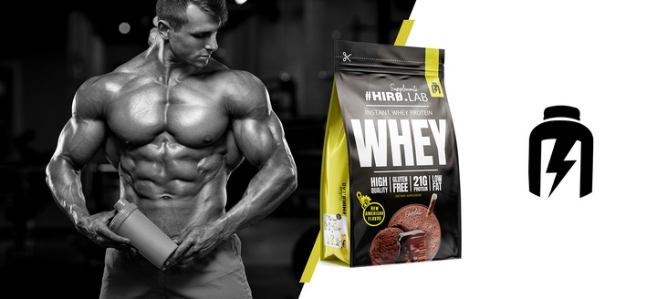 Białko koncentrat serwatkowe WPC 750 g Instant Whey Protein czekolada hiro