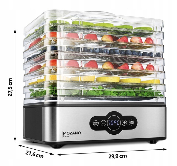 SUSZARKA DO GRZYBÓW OWOCÓW SPOŻYWCZA DUŻA 6 SITEK