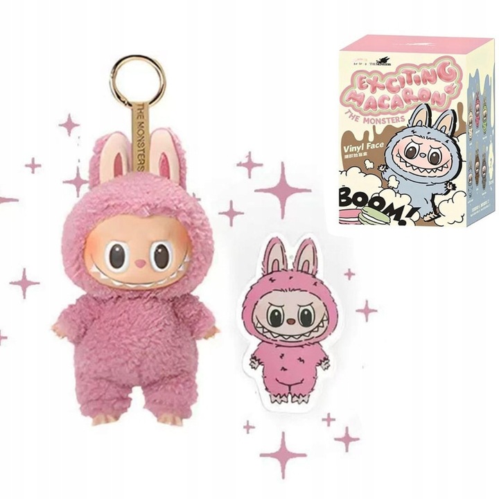 Oryginalny La-bubu Monster Brelok 18cm Urocza Torebka Brelok Zawieszka
