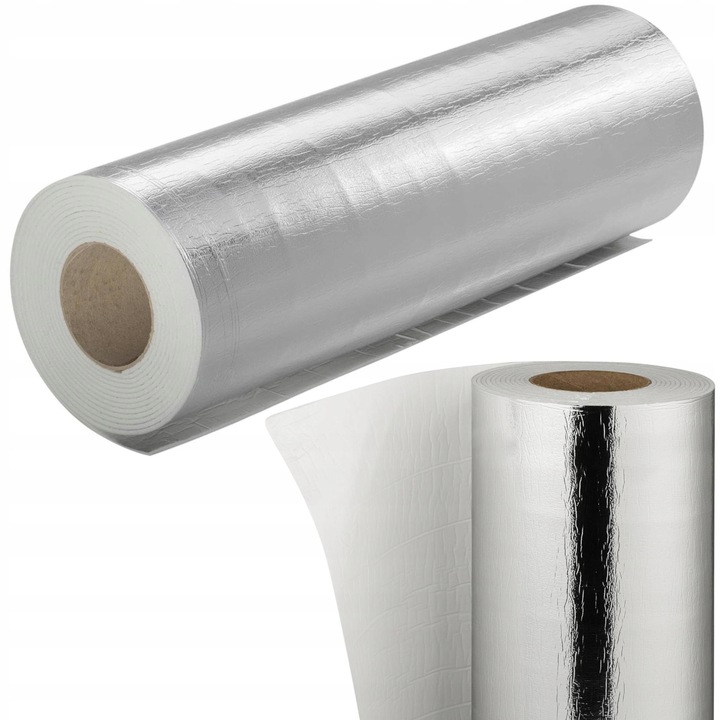 Dachtec Mata zagrzejnikowa metalizowana samoprzylepna ekran 0,5 m x 5 mb