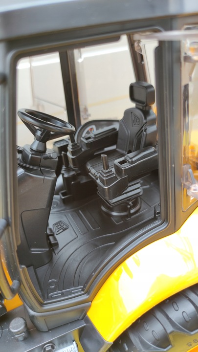 Duży model Koparko - Ładowarka JCB 5CX eco - Ruchome Części - Bruder 02454