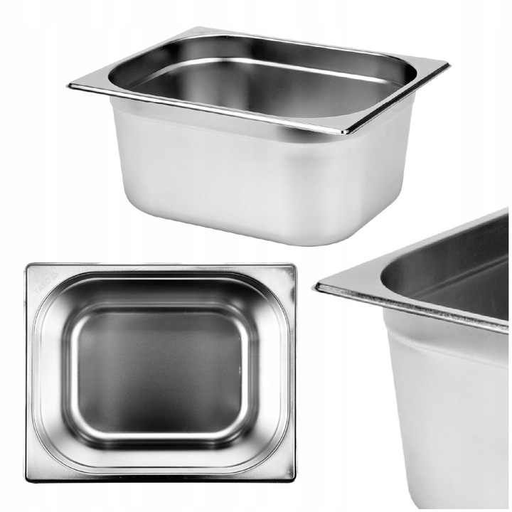 POJEMNIK GASTRONOMICZNY ZE STALI NIERDZEWNEJ GN 1/2 150 YG-00264v