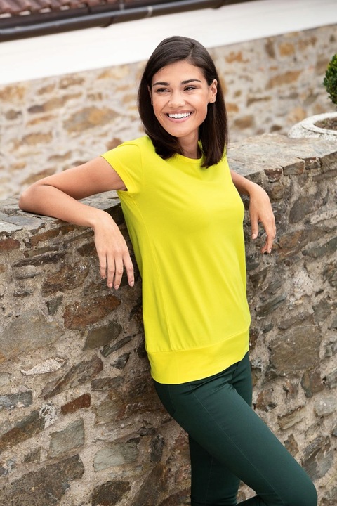 Koszulka bluzka damska t-shirt CITY czarny XL