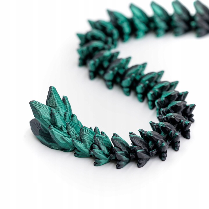 Ruchomy Kryształowy Smok Ze Smoczym Jajem DARKFOREST Rozmiar L