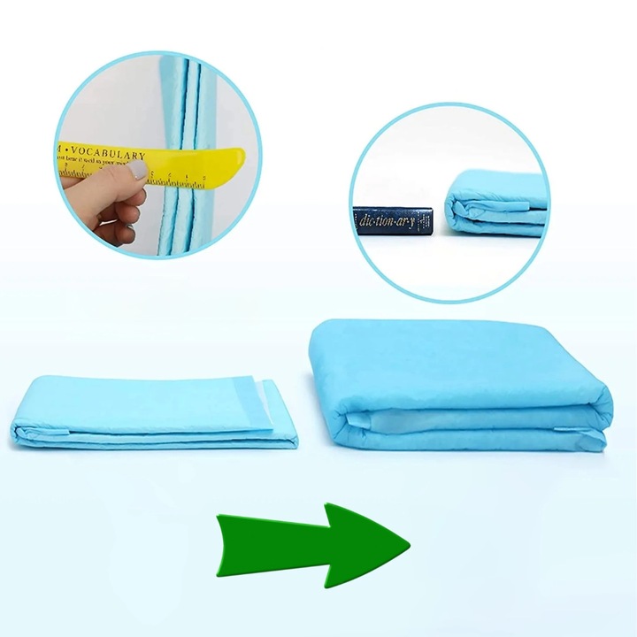 50x PODKŁADY MATY HIGIENICZNE dla psa do nauki sikania XL CHŁONNE 90x60CM