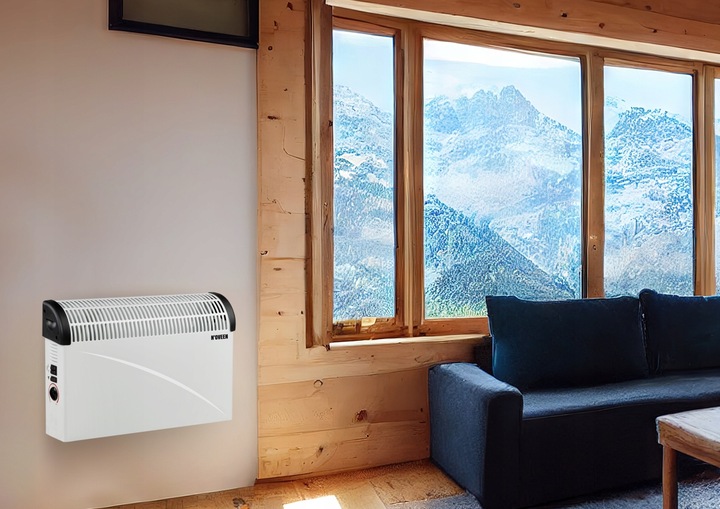 GRZEJNIK ELEKTYCZNY FARELKA KALORYFER TURBO NAWIEW