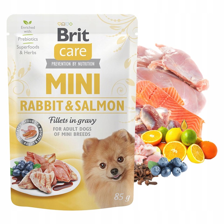 BRIT CARE MINI karma mokra dla psa mix smaków 40 x 85g