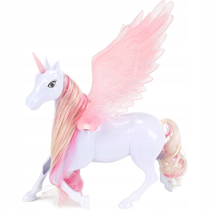 JEDNOROŻEC KOŃ Z RUCHOMYMI SKRZYDŁAMI PEGAZ KONIK