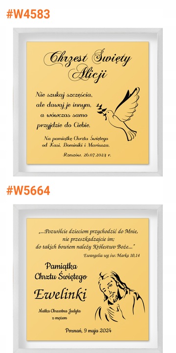 Złoty Medalik 585 z Łańcuszkiem na Chrzest Pamiątka Chrztu Grawer Gratis