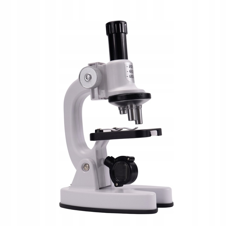 MIKROSKOP EDUKACYJNY ŚWIATŁA LED PRZYBLIŻENIE 1200X PREZENT DLA DZIECKA