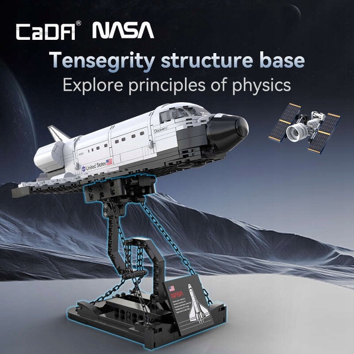 KLOCKI CADA NASA ODKRYWACZ KOSMICZNY SPACE SHUTTLE DISCOVERY 475EL.