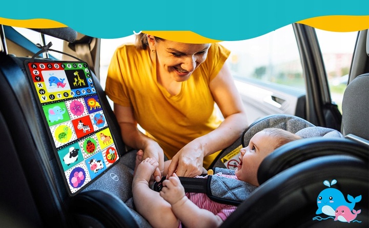 ZABAWKA SENSORYCZNA SKŁADANA Z LUSTERKIEM DLA DZIECI NIEMOWLĄT EDUKACYJNA