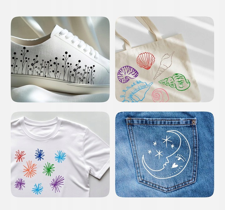 MARKERY AKRYLOWE 24 KOLORY PISAKI FLAMASTRY DO KAMIENI DREWNA TKANIN SZKŁA