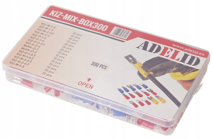 SZCZYPCE ZACISKARKA ZESTAW TULEJEK KONEKTORÓW 300