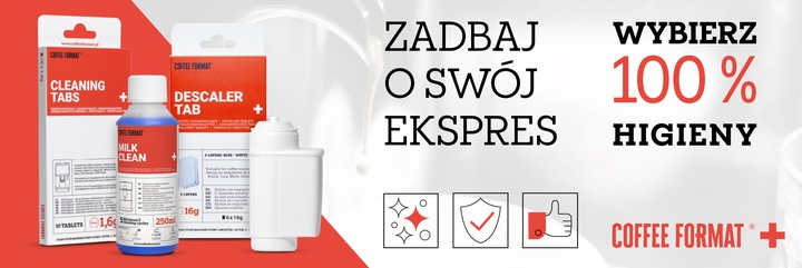 Duży odkamieniacz do ekspresu 1l = 8 cykli odkamieniania Coffee Format