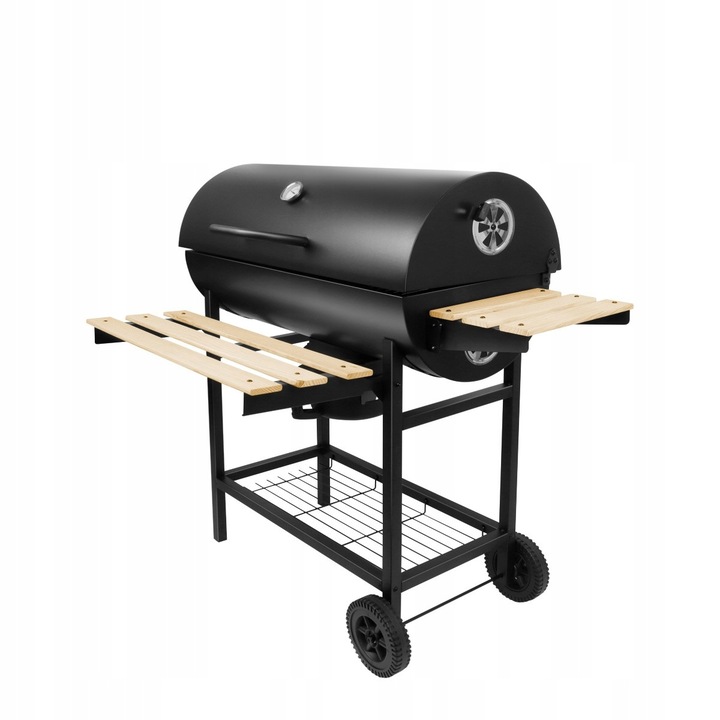 GRILL Z POKRYWĄ OGRODOWY WĘGLOWY DUŻY MARK ADLER ROAST 8.0 NA KÓŁKACH