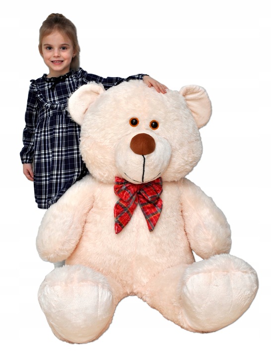 MASKOTKA DUŻY PLUSZOWY MIŚ GIGANT PREZENT 140 cm