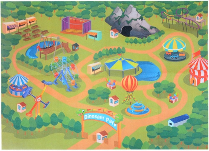 DUŻY ZESTAW FIGURKI DINOZAUR + MATA JURASSIC WORLD