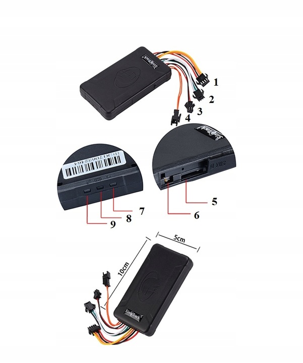 Lokalizator GPS odcięcie paliwa podsłuch SOS