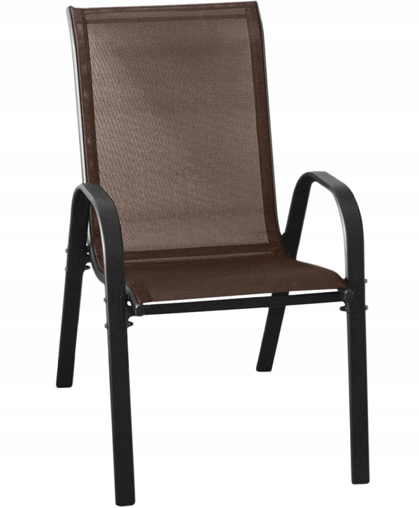 Meble Ogrodowe Zestaw Stół z Krzesłami na Balkon Taras 4 Krzesła Brązowe