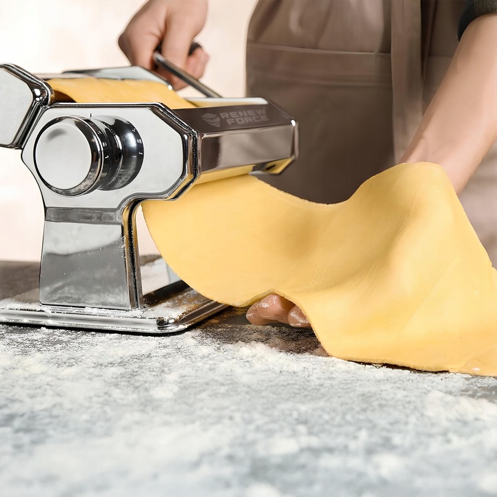 MASZYNKA DO MAKARONU I CIASTA RĘCZNA KRAJARKA KRAJALNICA STAL NIERDZEWNA XL