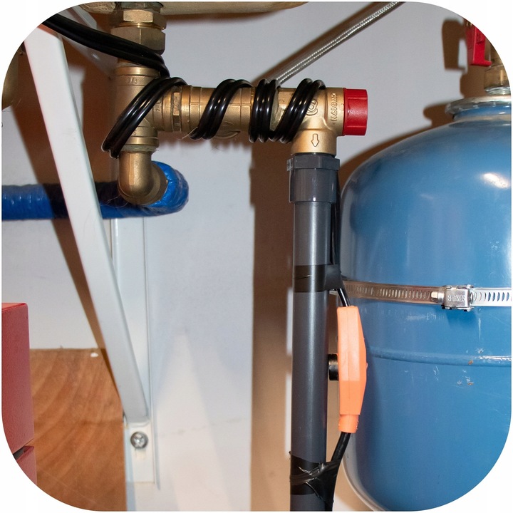 KABEL GRZEWCZY Z TERMOSTATEM DO INSTALACJI UPRAW SZKLARNI LICZNIKÓW 3,8M