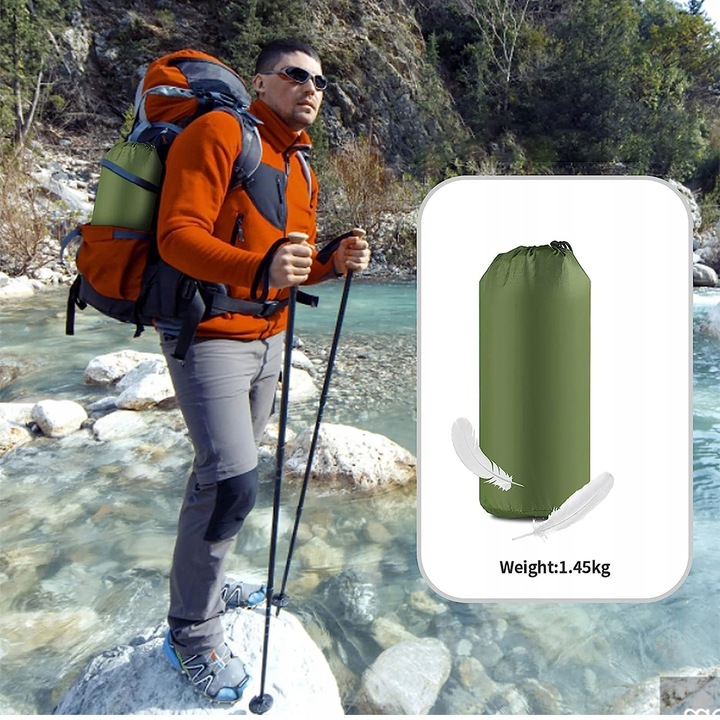 MATA SAMOPOMPUJĄCA KARIMATA DMUCHANA MATERAC 195X125 CM