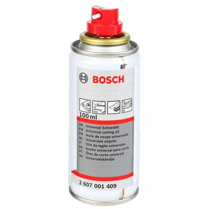 BOSCH - olej smar chłodzący 100ml do wiercenia i cięcia stali i metalu