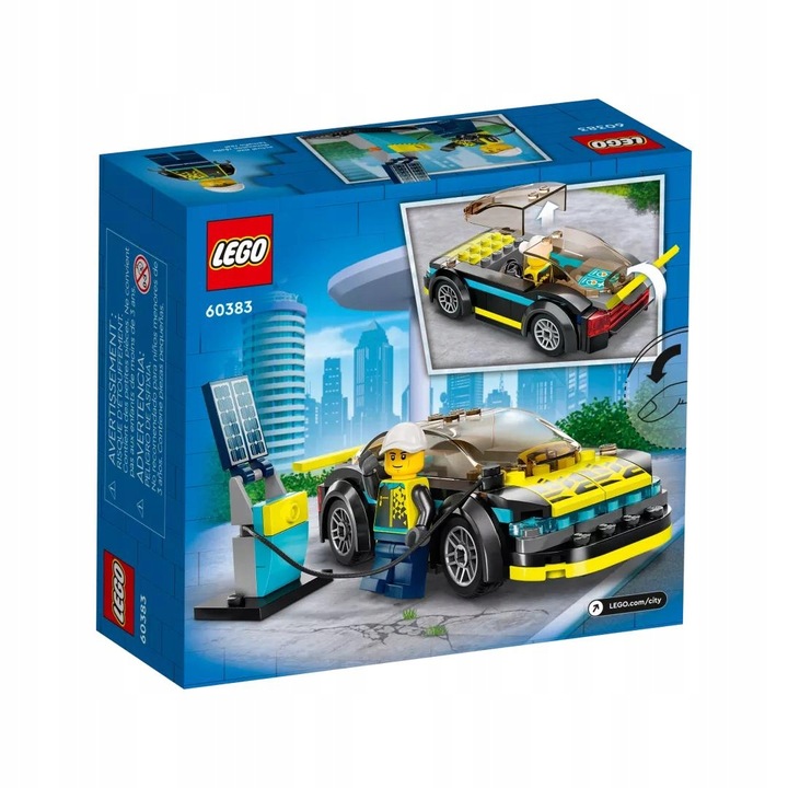 LEGO CITY 5+ AUTO ELEKTRYCZNY SAMOCHÓD SPORTOWY 60383