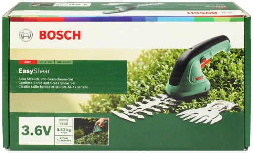 NOŻYCE EASYSHEAR BOSCH + 2 NOŻE do trawy i krzewów