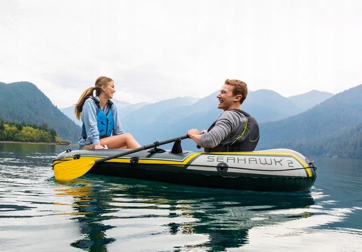 PONTON SEAHAWK 2 +WIOSŁA +POMPKA 236cm INTEX 68347