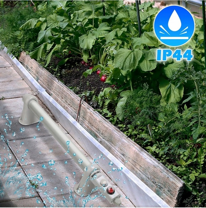 GRZEJNIK RUROWY Z TERMOSTATEM 55W, IP44, dł.50cm, łazienkowy, VF KRAKOW