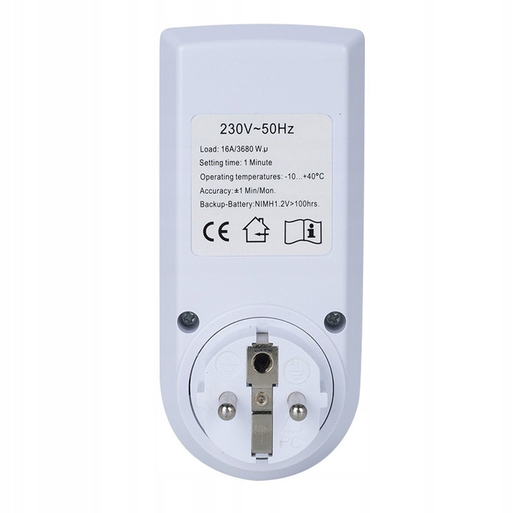 Programator Czasowy Timer Włącznik Wyłącznik Cyfrowy Elektroniczny Programy