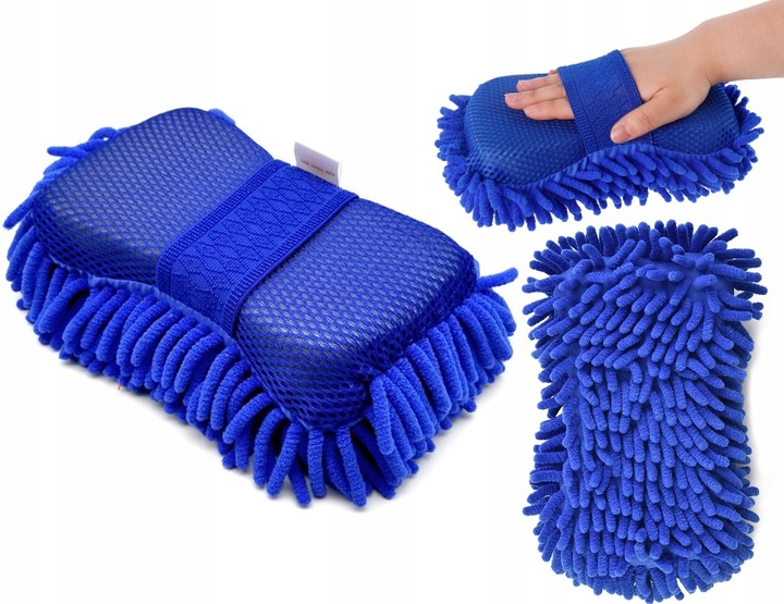 Gąbka do mycia samochodu z mikrofibry