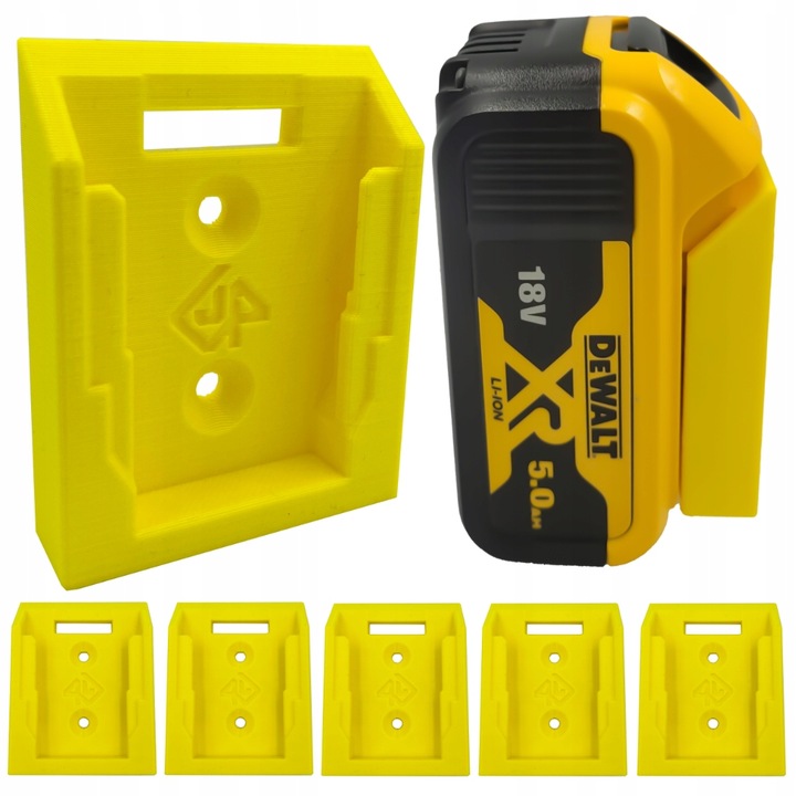 P4U 6x Uchwyt na baterie Dewalt XR 18V 54V click