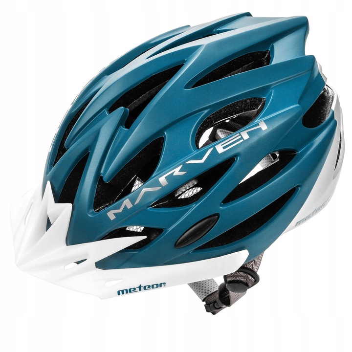 KASK ROWEROWY REGULOWANY METEOR MARVEN M 55-58cm siatka otwory wentylacyjne