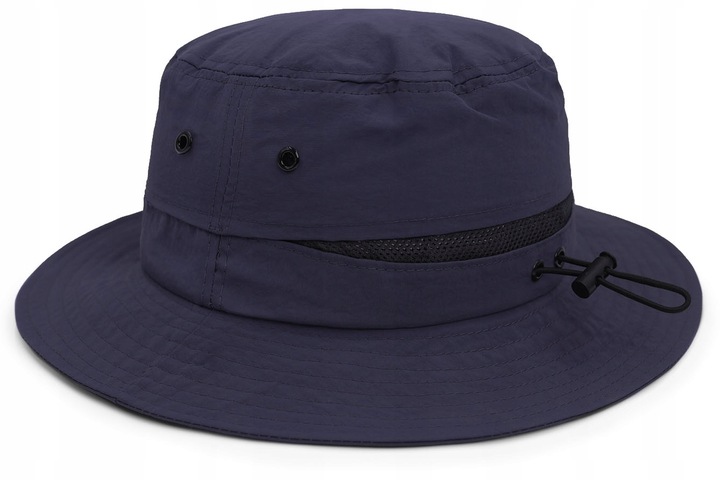 KAPELUSZ Wędkarski z SIATKĄ Wodoodporny Składany Rybacki GRANAT Pako Jeans