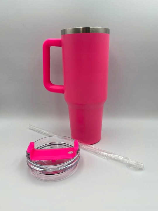 Kubek termiczny ze słomka kubek termiczny na kawę herbatę zimne napoje